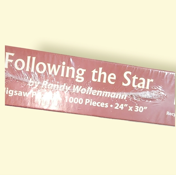 VERMONT CHRISTMAS CO NEW IN BOX FOLLOWING THE STAR 1000 PIECE PUZZLE - Picture 2 of 3